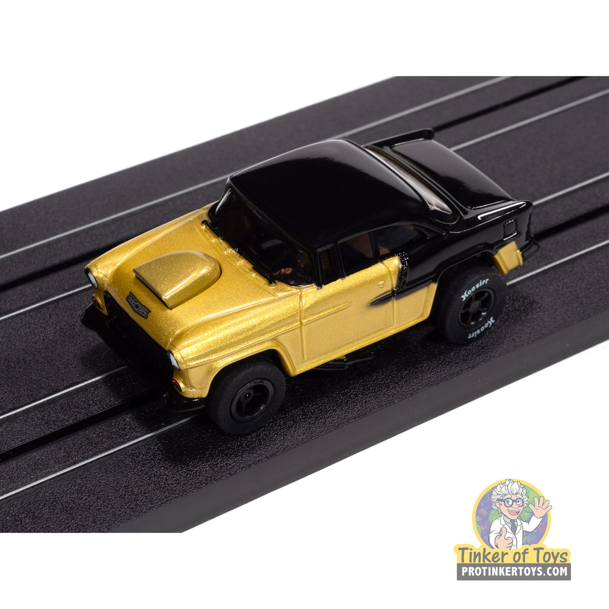 Xtraction 1955 Chevrolet Bel Air (Metallic Gold & Gloss Black) 1A | SC417 | Auto World