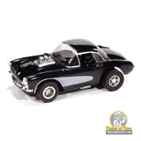 Xtraction 1957 Chevy Corvette Convertible (Gloss Black & Silver) 2A | SC417 | Auto World