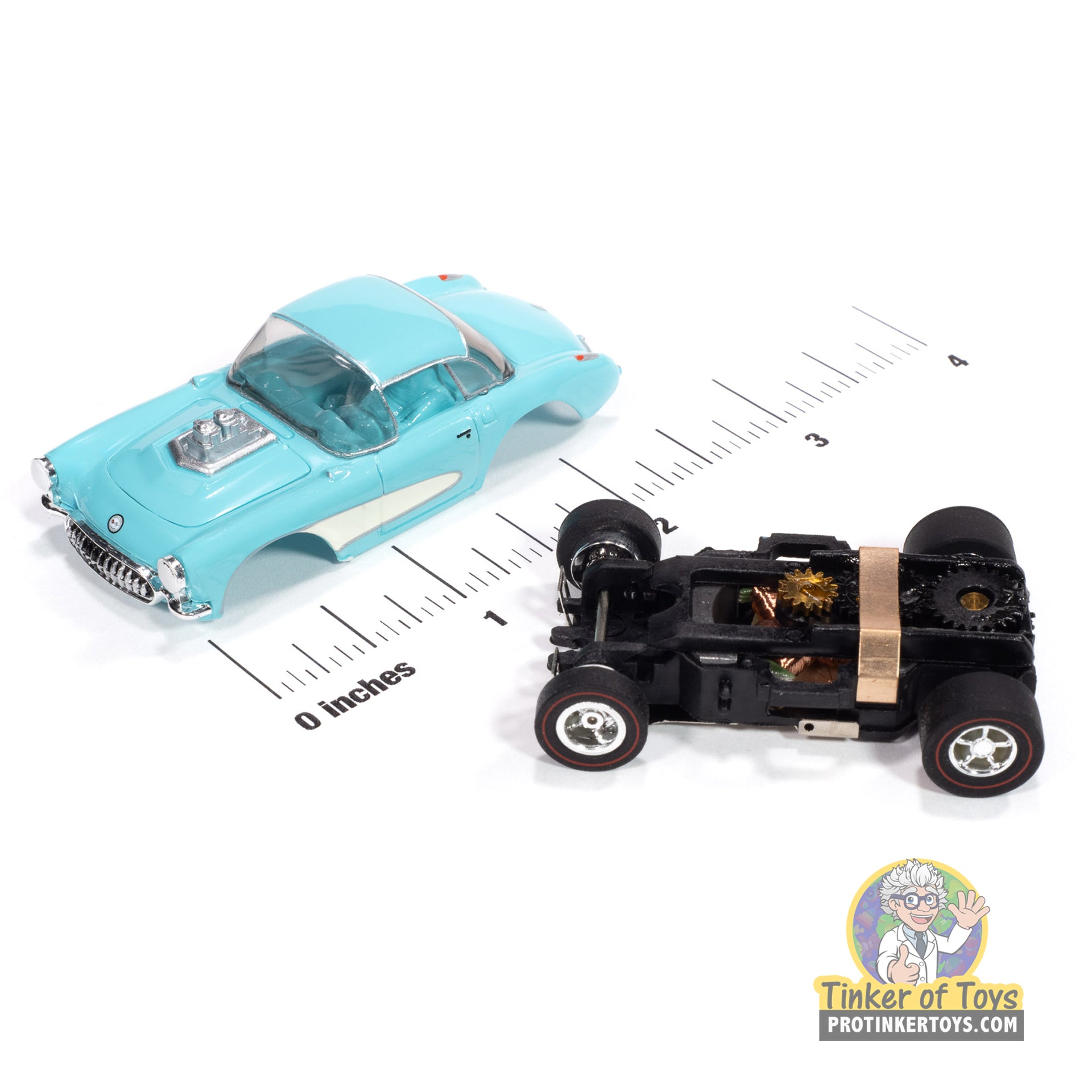 Xtraction 1957 Chevy Corvette Convertible (Gloss Teal and Cream