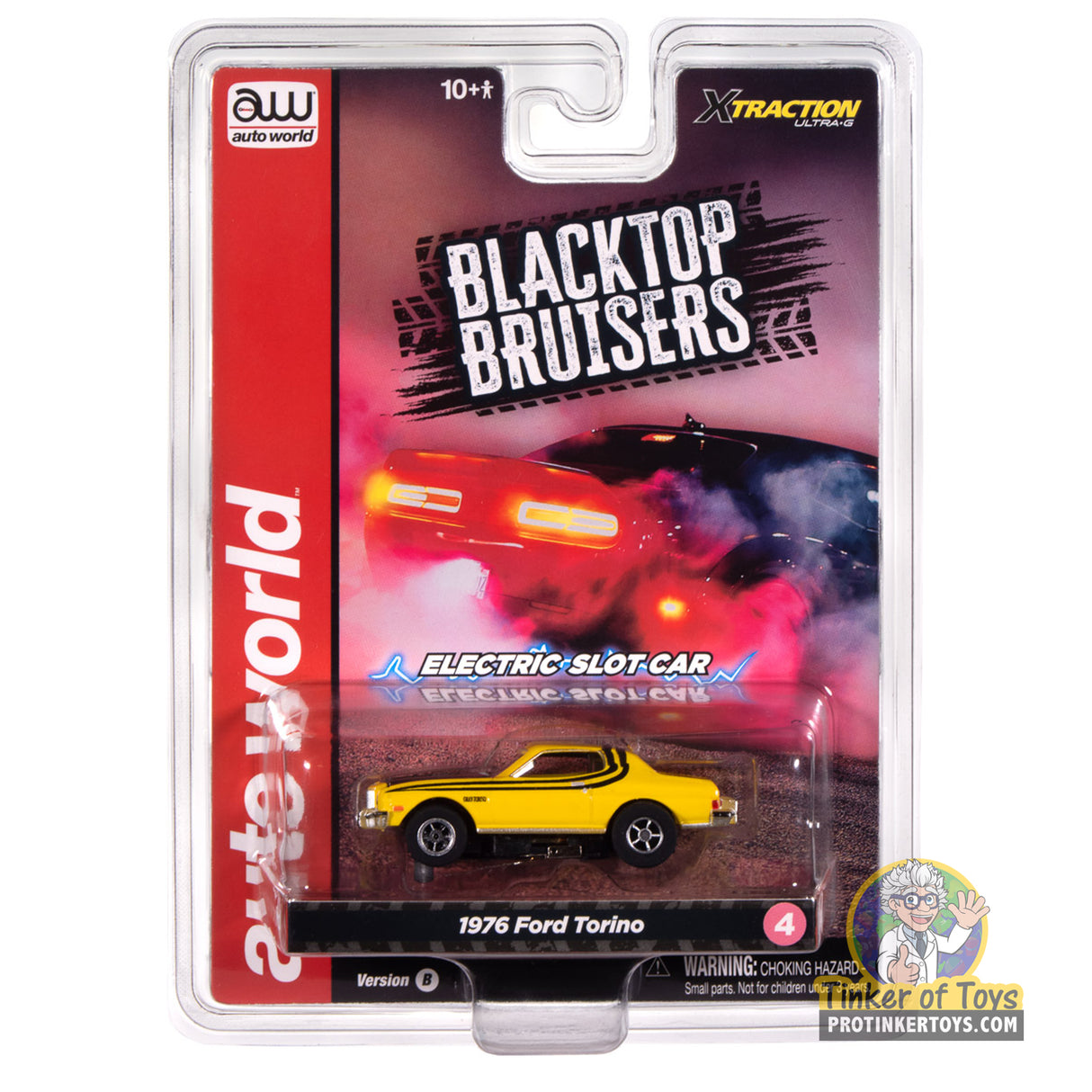 Xtraction 1976 Ford Torino (Gloss Yellow & Gloss Black) 4B | SC417 | Auto World