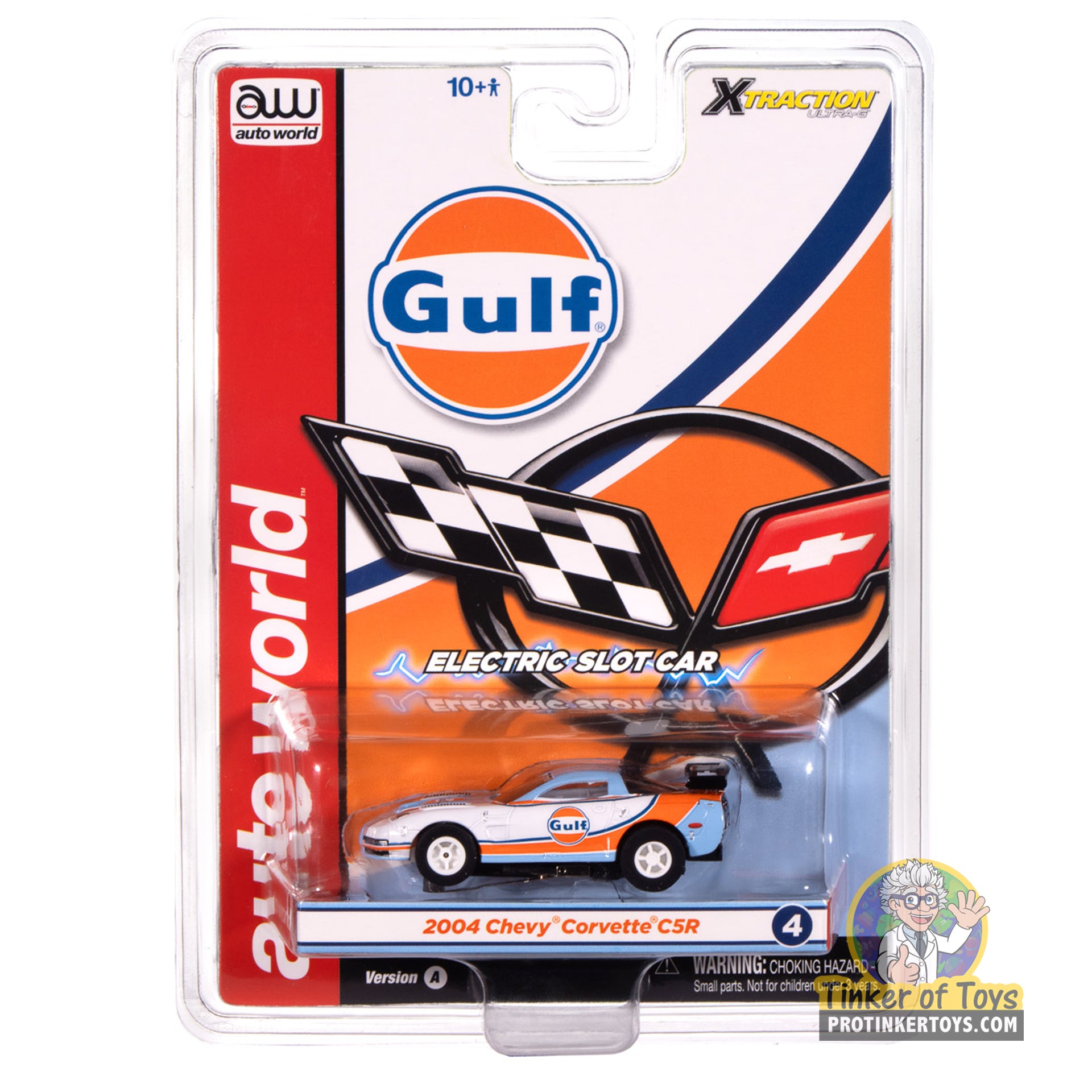Xtraction 2004 Chevy Corvette C5R Gulf (White & Blue) 4A | SC418