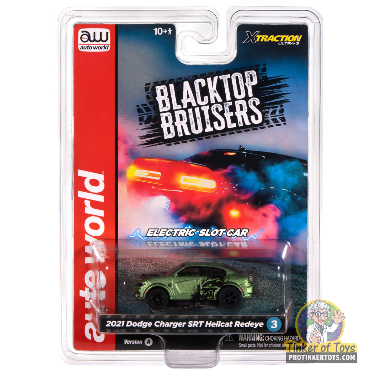 Xtraction 2021 Dodge Charger SRT Hellcat Redeye (Flat Green & Gloss Black) 3A | SC417 | Auto World