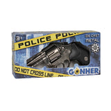 Police 357 Magnum 8-Shot Toy Cap Gun - Chrome Finish | 33 | 0033 | 433 | 0433 | Gonher
