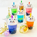 Panda Boba Tea Floaty Key Charm | 12070 | Bcmini