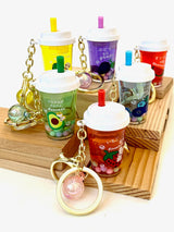 Fruit Boba Floaty Key Charm | 12077 | Bcmini