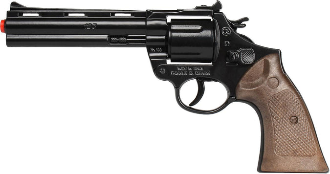 Police Colt Python Style Zombie Toy Cap Revolver - Black | 123/6 | Gon ...