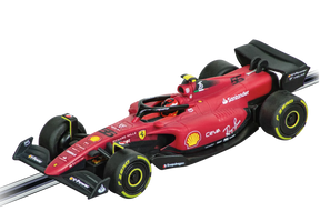 Red F1 race car model, featuring Ferrari livery and sponsor decals for Carrera 20064203