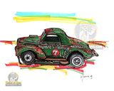 {ARTWORK} 1941 Willys Gasser SC345WILLYS PRINT | 8”x10” | Timothy W. Young-Timothy W. Young-[variant_title]-ProTinkerToys