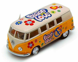 1962 Volkwagen Classical Bus | 5377DF | Kinsmart-Toy Wonders-Yellow-ProTinkerToys