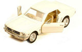 1964 Ford Mustang | 5351D | Kinsmart-Toy Wonders-White-ProTinkerToys