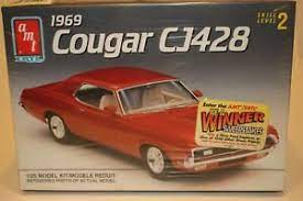 1969 Cougar CJ428 with W/Sweepstakes Sticker 1:25 | 6529 | AMT  ERTL Models