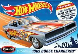 1969 Dodge Charger Funny Car Hot Wheels 1:25 Scale Model Kit