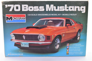 1970 Boss Mustang  1/24 Scale | 2282 | Monogram Models