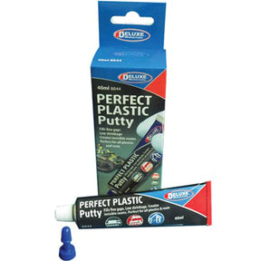 Blue putty and packaging for filling gaps in plastics and resin for Deluxe DLMBD44