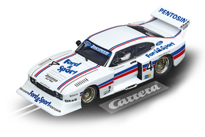 Model car of a Ford Capri Zakspeed Turbo race car, number 4 for Carrera 27628