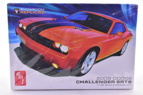 Red 2008 Dodge Challenger SRT8 model kit box art for Amt Model AMT1075