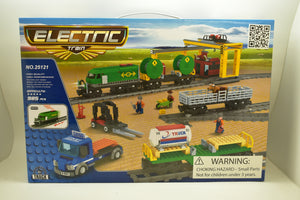 Diesel Freight Train w/ Crane and Accessories | 25121 | Railroad Conveyance Trains Electric Deluxe-IMEX-[variant_title]-ProTinkerToys