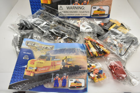 Diesel Switcher w/ Flat Car | 25827 | Railroad Conveyance Trains Electric Deluxe-IMEX-[variant_title]-ProTinkerToys