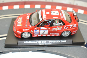Red model car of Alfa Romeo 156 GTA from the 2002 ETCC for Fly Car 88108