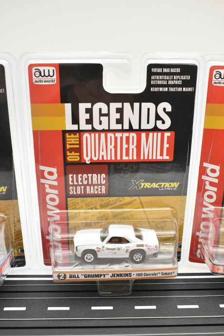 3 Pack  LEGENDS OF THE QUARTER MILE X-TRACTION SC351 all 3 cars.-Auto World-[variant_title]-ProTinkerToys