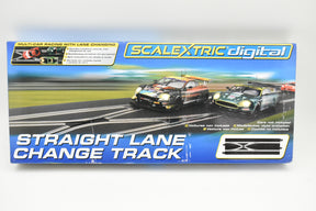 Toy car track set for racing, featuring a straight lane change section for Scalextric C7036
