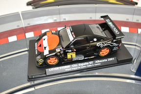 Race car model, Lester Storm, Spain GT Albacete 2001, on a track for Fly Car 88265