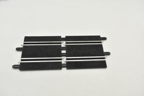 Two black, straight track hardware pieces for curtain or blind support for SCX Compact SC-01.008
