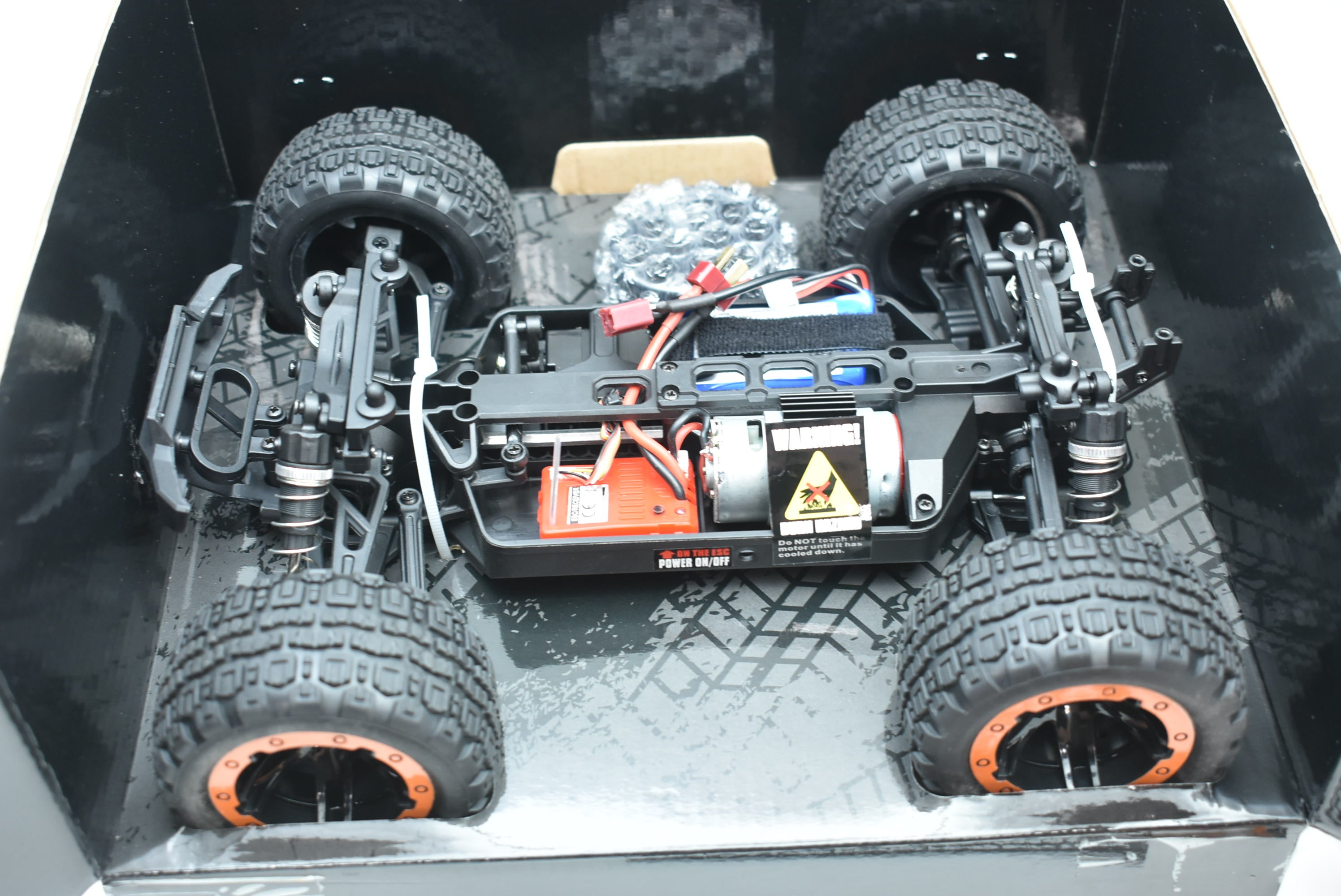 Ninja Monster Truck (Brushed) Ready to Run 1/16 (Orange/Green
