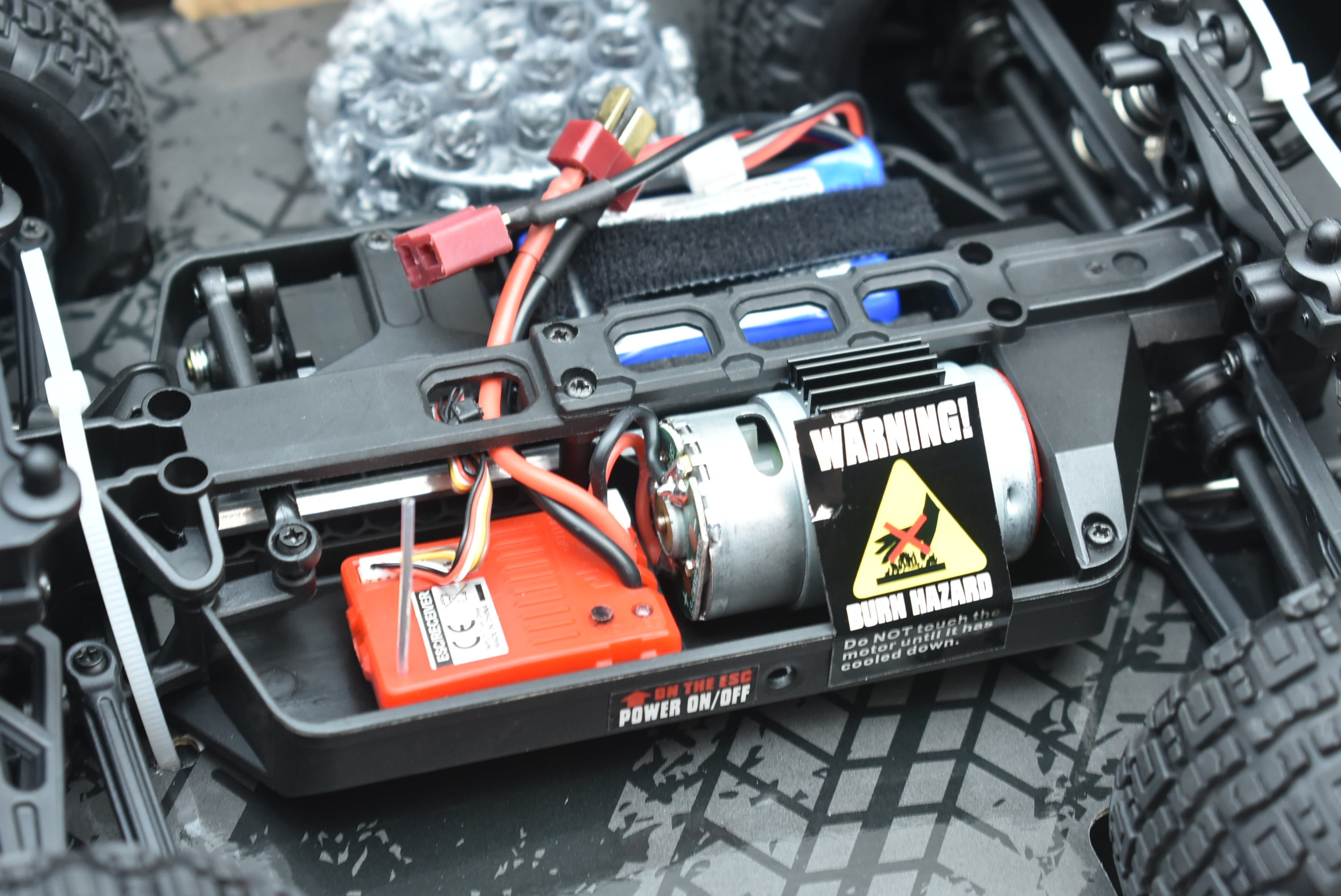 Ninja Monster Truck (Brushed) Ready to Run 1/16 (Orange/Green