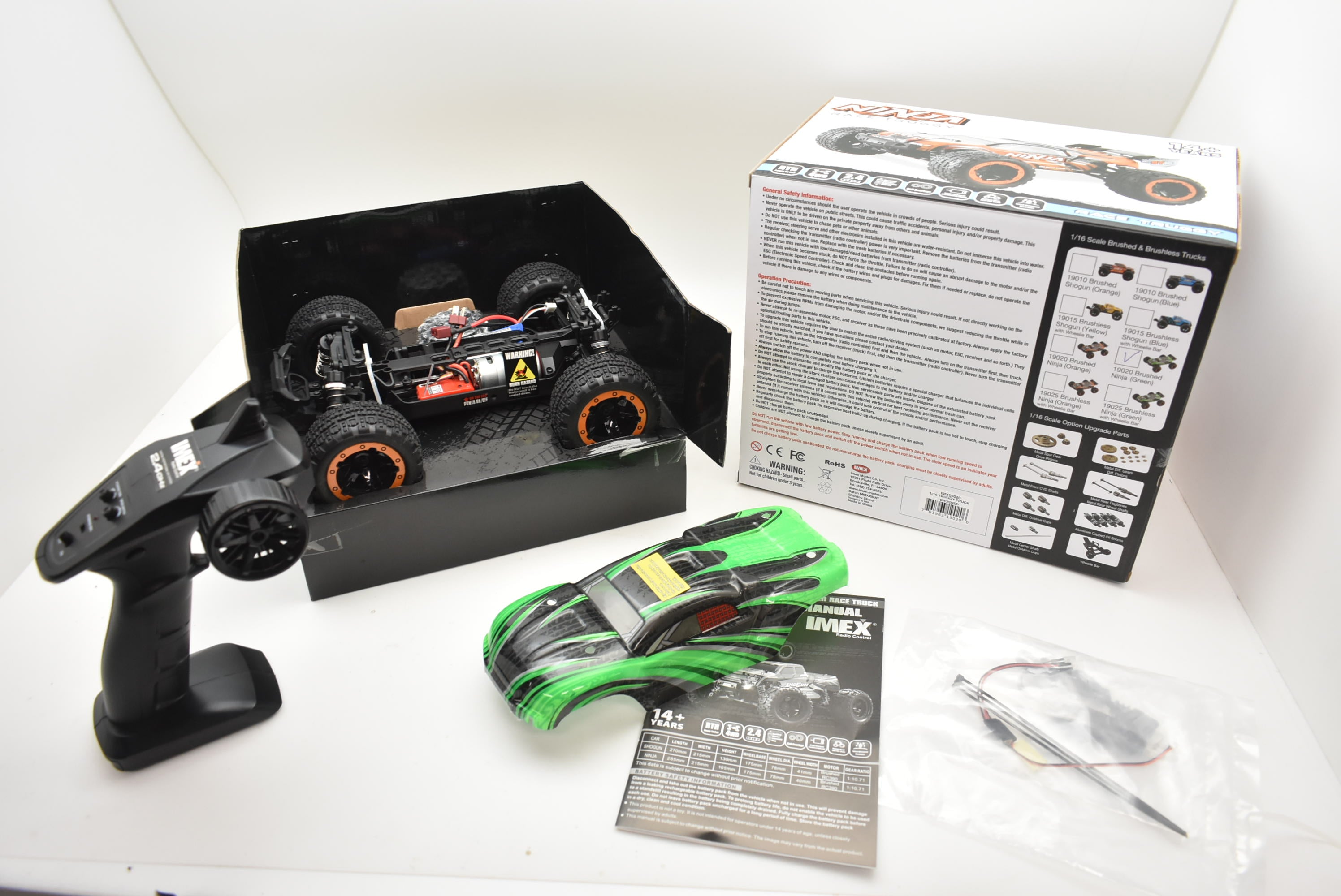 NINJA MONSTER TRUCK | IMX19025 | BRUSHLESS | READY TO RUN 1/16