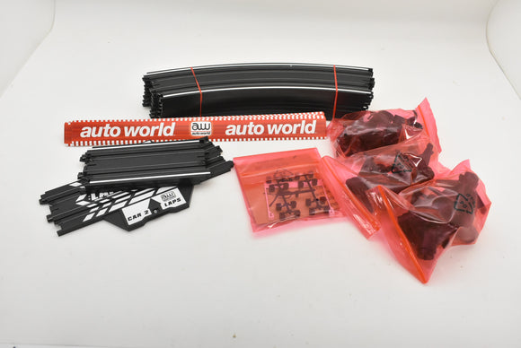 Radius Banked Curve Track Pack Set Auto World Traxessories | TRX00200 | Auto World-Auto World-[variant_title]-ProTinkerToys