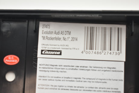 Audi A5 DTM M. Rockenfeller, No. 1°”, 2014 | 274730 | Carrera-Carrera-K-[variant_title]-ProTinkerToys