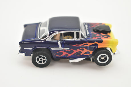 1955 Chevy Bel Air w/Flames | CP7726 | Auto World | Slot Car 1:64-Auto World-[variant_title]-ProTinkerToys