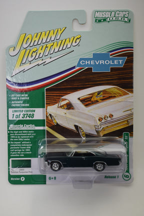 Die-cast Chevrolet car toy packaging, limited edition, 1 of 3748 for Johnnny Lighting JLMC025