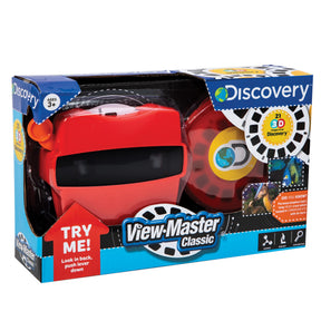 View-Master 3D viewing set box with red viewer and colorful display for Schylling 2036