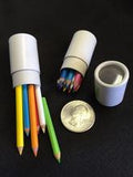 12 mini pencils in mini paper tube-12e | 21602  |BC Mini-BC USA-[variant_title]-ProTinkerToys