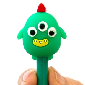 Cute green monster pen with big eyes and a red top for Bcmini 22369