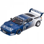 Blue BMW M1 Procar model car with "Denim" livery, race number 81 for Carrera 27627