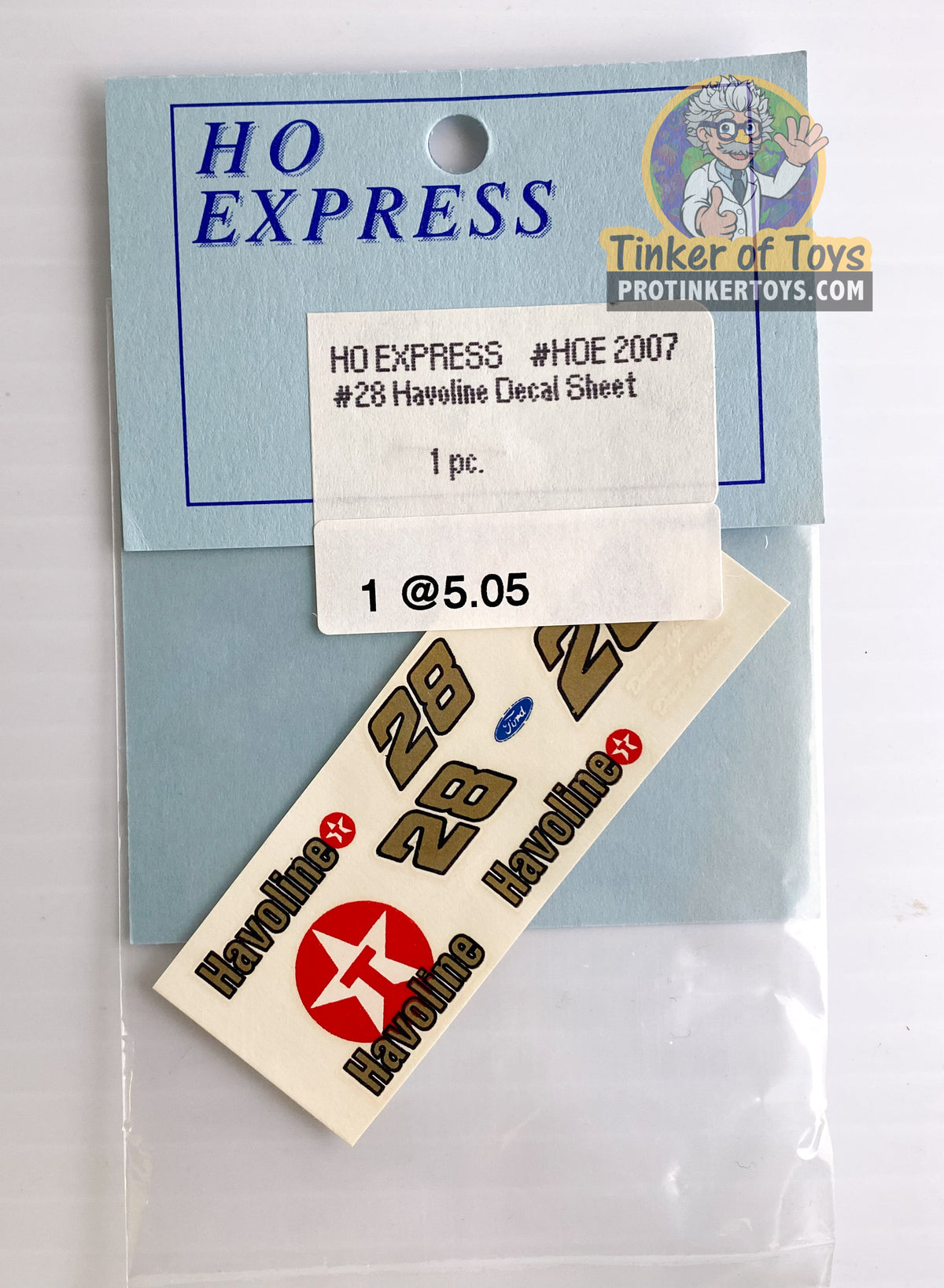 Ho Salt Sticker Slot Car Sticker Pack | 2000-2009 | HO Express – ProTinkerToys.com
