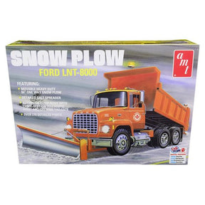 Model kit box art showing a Ford LNT-8000 snow plow truck for AMT AMT1178
