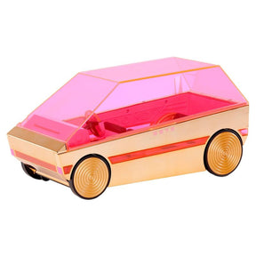 Pink and gold toy vehicle with large wheels for Target LOL Surprise
