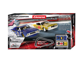 Race car set with two cars and accessories for electric track play for Carrera 20025241