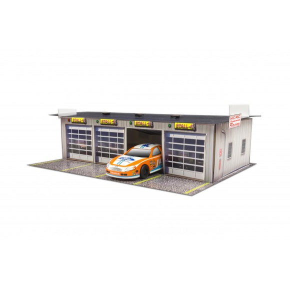 4 Stall Pit Garage | Photo Real Model Kit | BK4811 | Innovative Hobby Supply-Innovative Hobby Supply-[variant_title]-ProTinkerToys