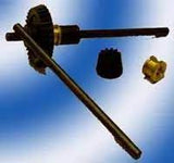 49 mm 24z tooth Axle with gear and Metal shims | 80403 | NINCO