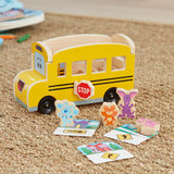 Blue’s Clues & You! Wooden Pull-Back School Bus | 33011 | Melissa & Doug-Melissa & Doug-[variant_title]-ProTinkerToys