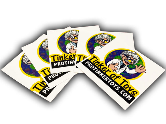 Mini 5 Pack ProTinkerToys.com Stickers!-ProTinkerToys.com-[variant_title]-ProTinkerToys