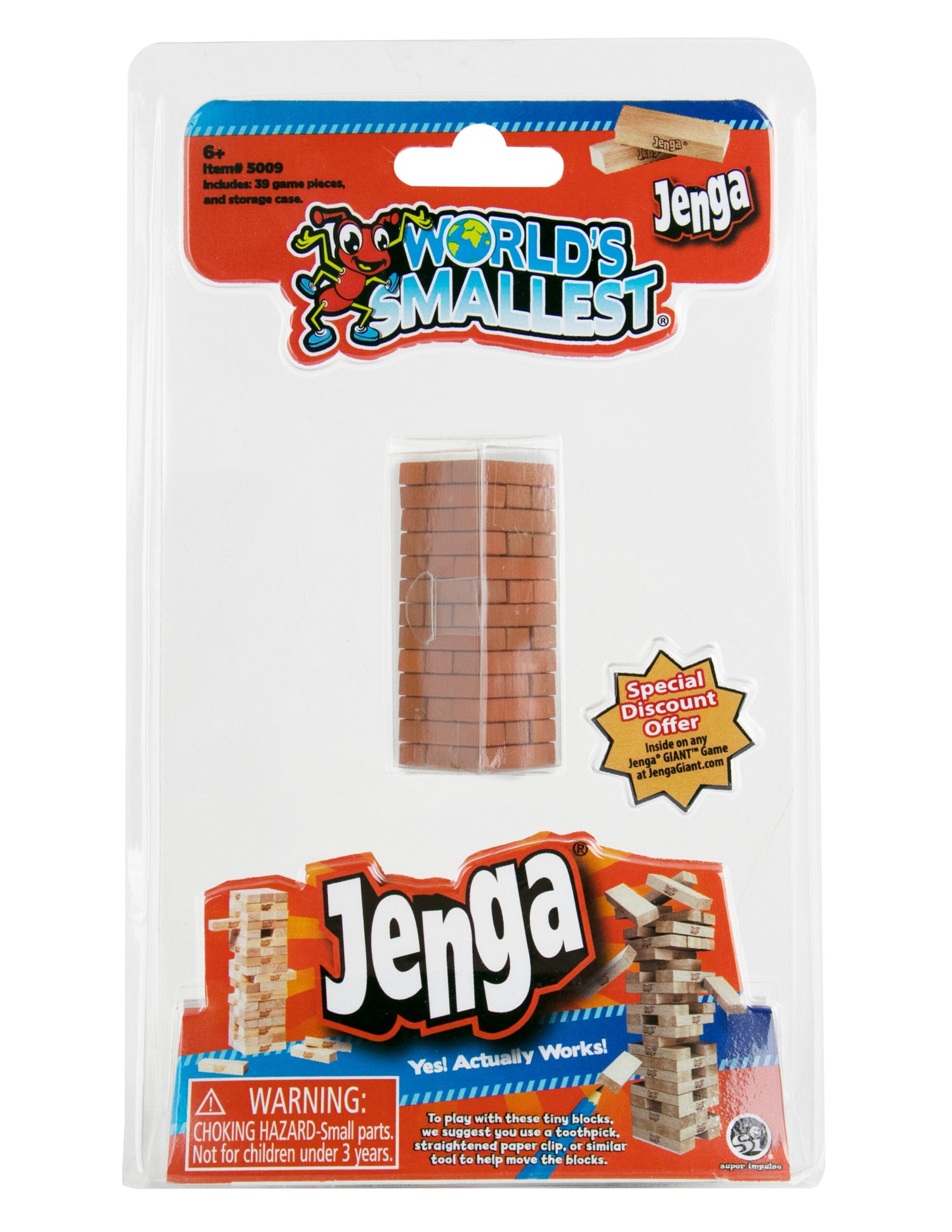 World's Smallest - Jenga | 5009 | Super Impulse