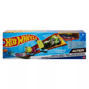 Hot Wheels launcher and car set for action play for Mattel HFY69
