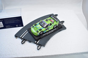 Green and black slot car of a 2006 Corvette C5R race car for Fly Car 88280
