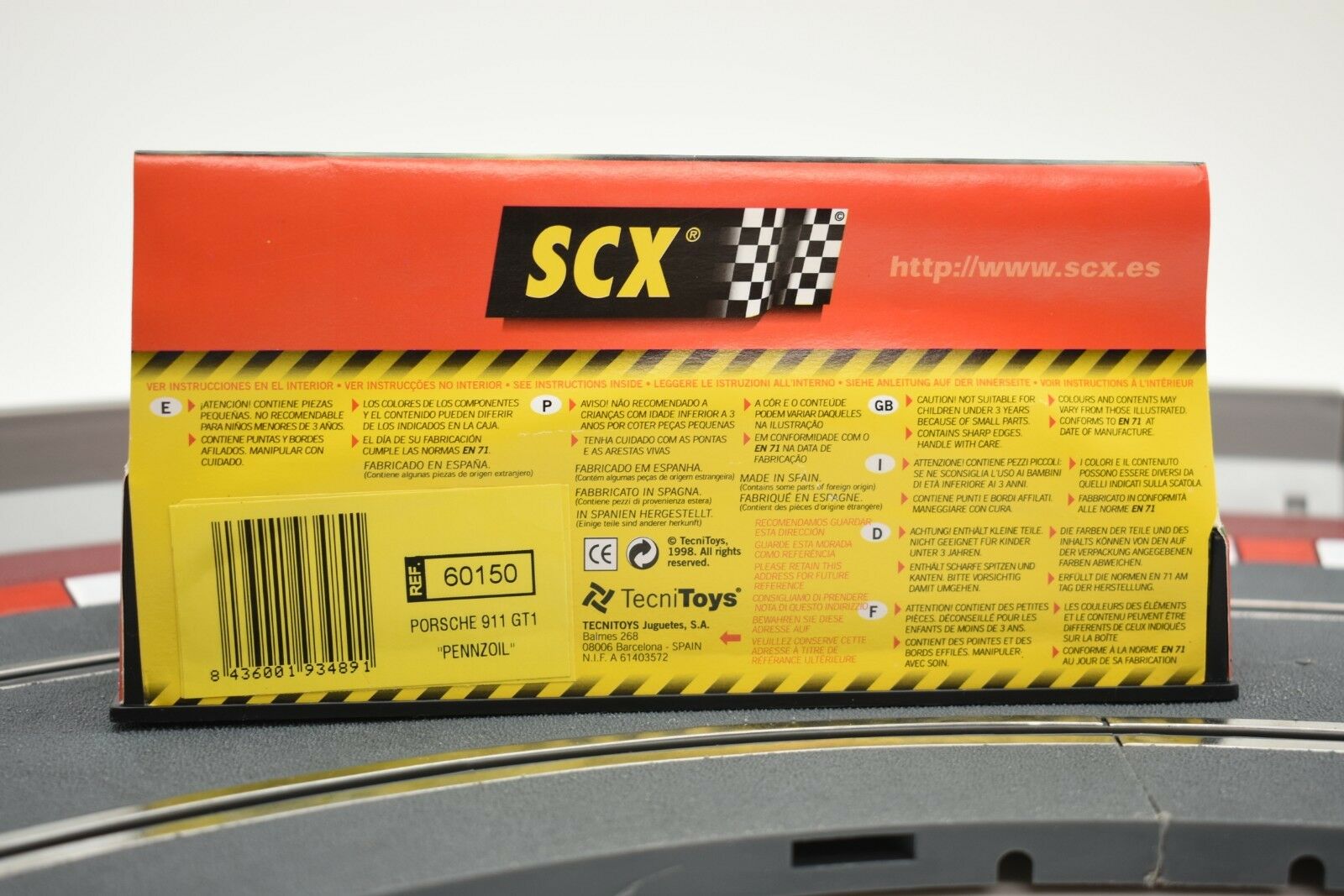 Porsche 911 GT1 “Pennzoil” | 60150 | SCX Analog – ProTinkerToys.com